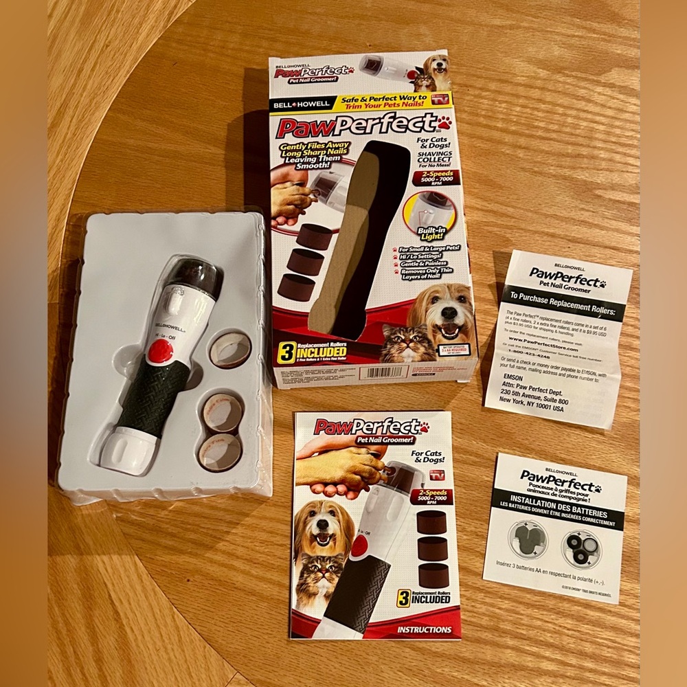 PawPerfect Pet Nail Trimmer- battery operated